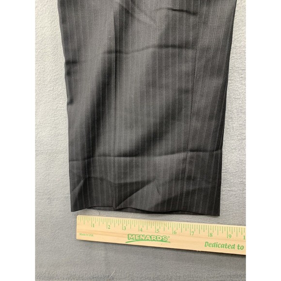 Calvin Klein Pants Mens Size 34X33 Black Stripe Career Business Office - Picture 7 of 13